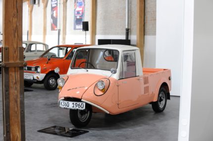 Auch ein Mazda K360 ist Teil der Austellung im Mazda Museum in Augsburg.