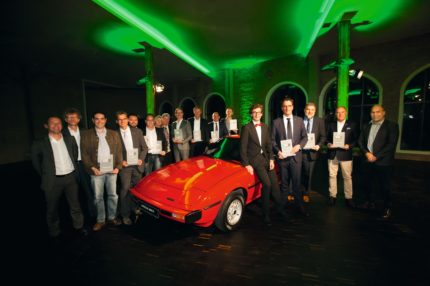 Die Verleihung in der Eventlocation des Mazda Museums